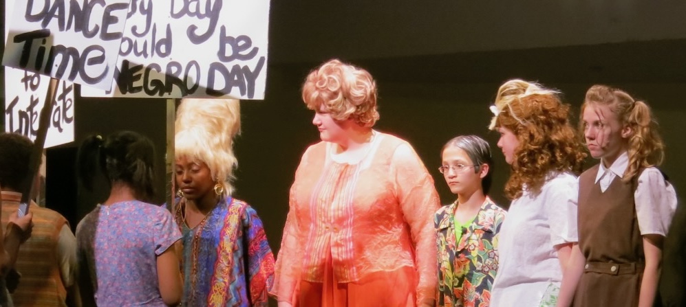 Nate and friends in Hairspray, Crosswinds School